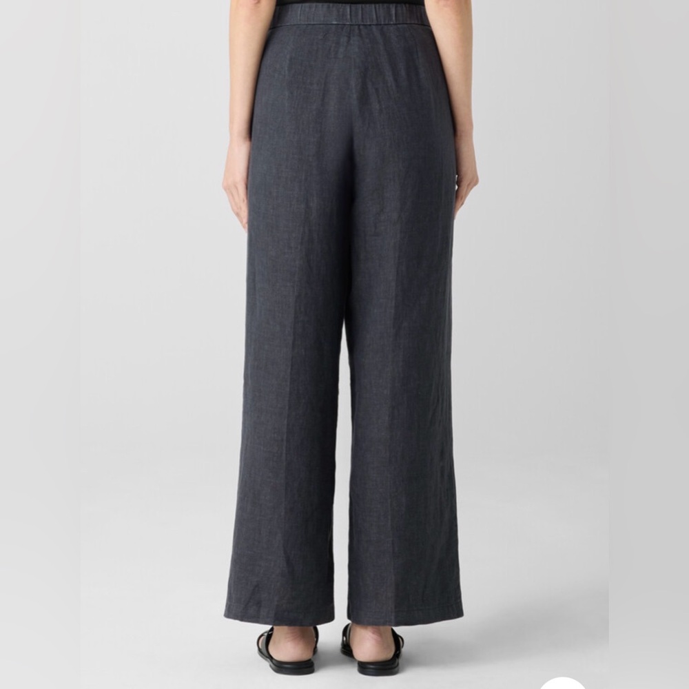 Eileen Fisher Wide-Leg Linen Blend Pants